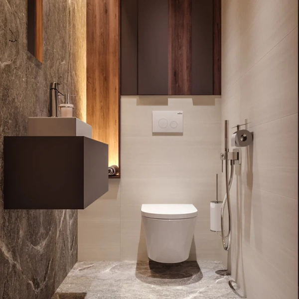 Унитаз подвесной Lavinia Boho Biore с сиденьем микролифт, современные, hi-tech, круглые index_1 - фото 13