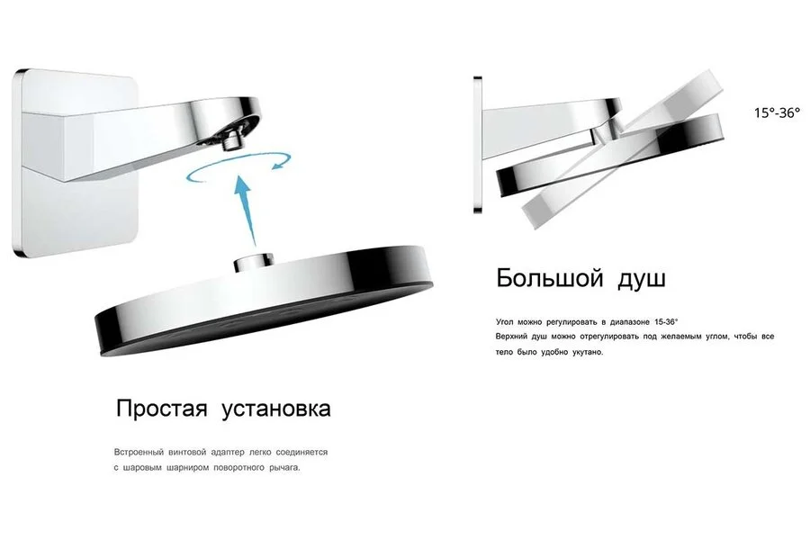 Душевой комплект Vincea Inspire вороненая сталь, душевые комплекты, наборы index_1 - фото 9