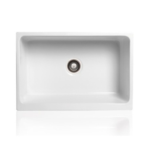 Мойка для кухни Simas Lavabi d’arredo 75 см белая, керамические - фото 3