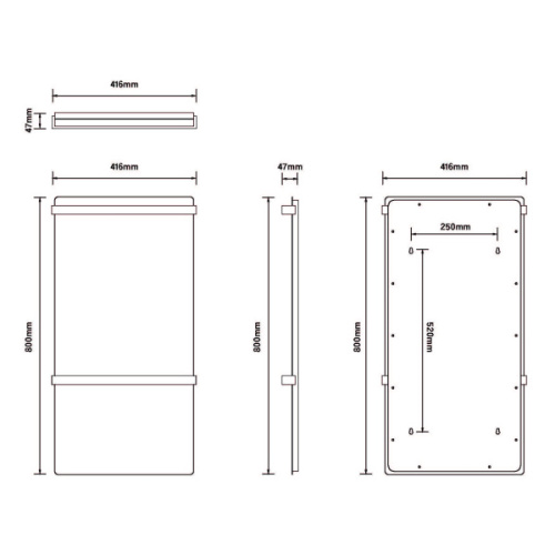 Схема, электрические с наружной вилкой, электрические скрытого подключения, правое подключение - фото 5
