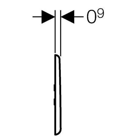 Клавиша смыва Geberit Sigma 10 хром глянцевый - фото 4