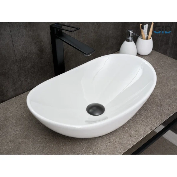 Раковина GID Lago N9133 48 см белая - фото 3