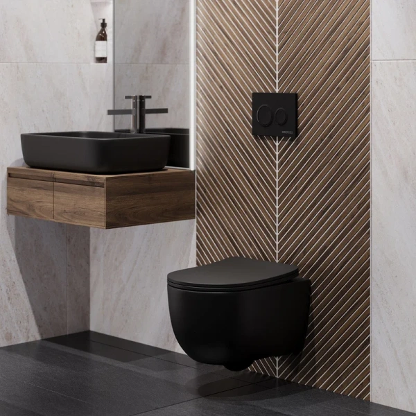 Унитаз подвесной BERGES Ventas безободковый, безободковые, сиденье с микролифтом  - фото 5