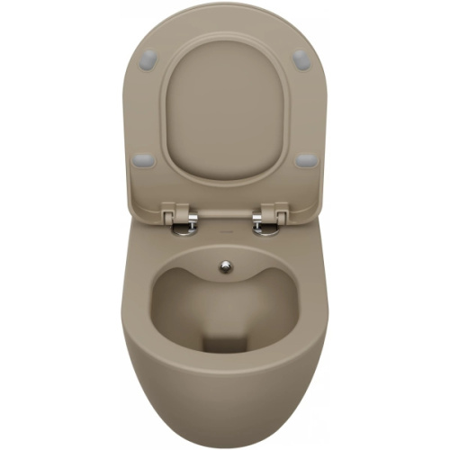 Унитаз подвесной Creavit Free капучино - фото 2