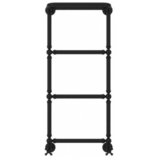 Полотенцесушитель водяной Сунержа Ренессанс 40х96 см черный матовый - фото 3