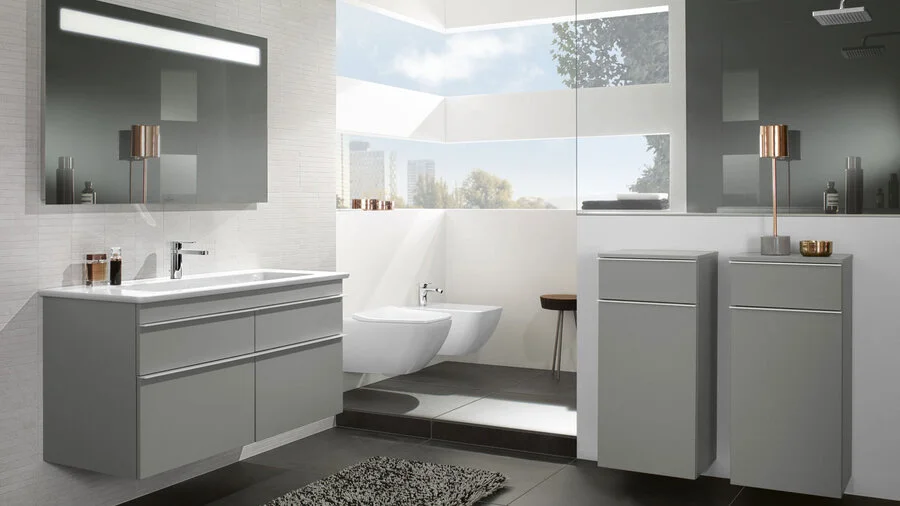 Зеркало с подсветкой Jacob Delafon Replay 120 см с часами, современные, hi-tech index_1 - фото 10