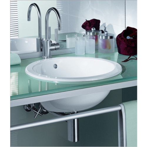 Раковина Villeroy & Boch Loop & Friends 45 см альпийский белый с покрытием CeramicPlus, белые - фото 4