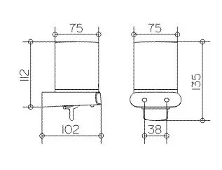 Дозатор для ванной Keuco Elegance 11652 019000, современные, hi-tech - фото 2