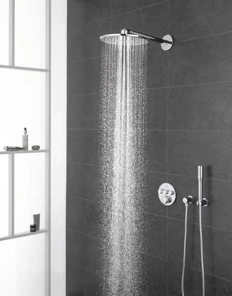 Душевая система GROHE SmartControl с душевым гарнитуром и верхним душем 34709000 - фото 4