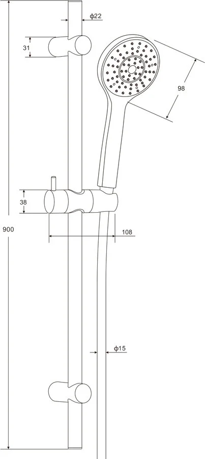 Шланговое подсоединение Hansgrohe FixFit 27454 без клапана обратного тока - фото 2