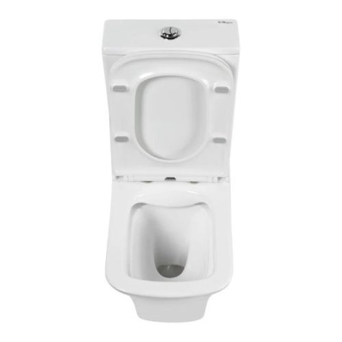 Унитаз компакт BelBagno Marmi BB052CPR безободковый, с горизонтальным, прямым выпуском, с прямым выпуском - фото 6