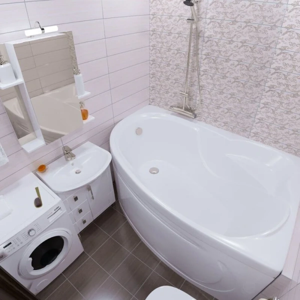 Ванна акриловая Triton OMP Изабель Щ0000048746/Щ0000048747, 170 x 100 см, левая/правая, белая, без гидромассажа, недорогие - фото 5