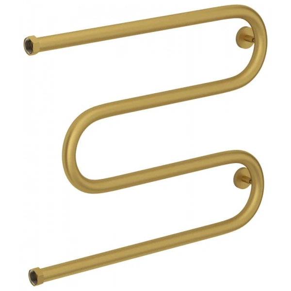 Полотенцесушитель водяной Сунержа М-образный 65х50 см золото матовое - фото 3