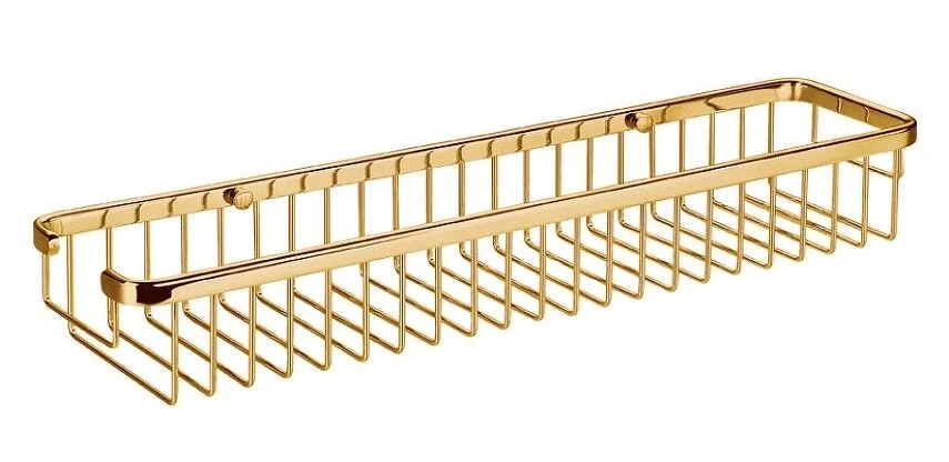 Полочка для ванной Art & Max металлическая, бронза - фото 1