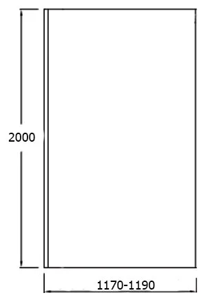 Душевая перегородка Jacob Delafon Contra 120 см профиль хром стекло прозрачное - фото 2