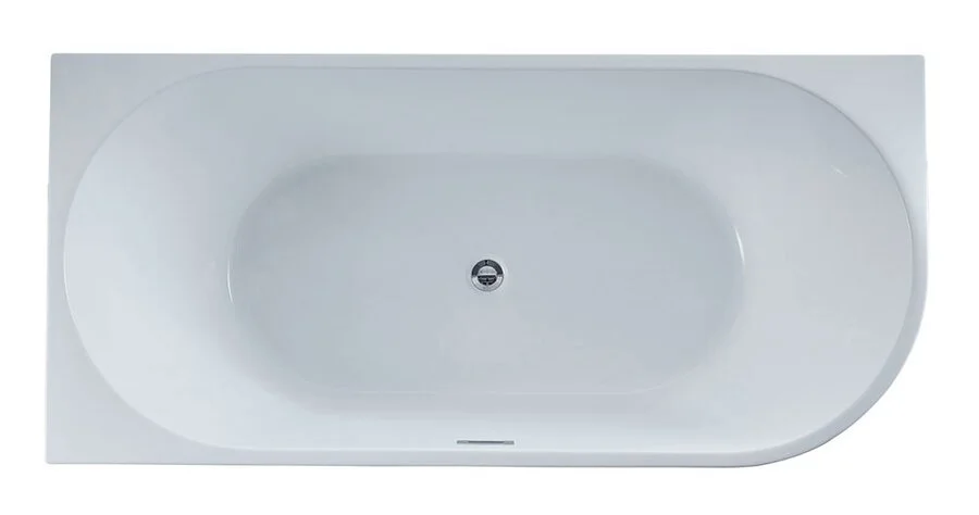 Ванна акриловая Vincea VBT-402-1700 170x80 см белая, овальные - фото 5