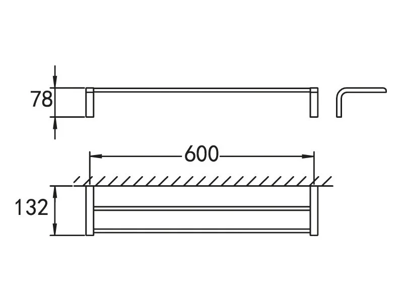 Полотенцедержатель для ванной Art&Max Ultima AM-8927, современные, hi-tech - фото 2