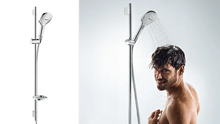 Душевой гарнитур Hansgrohe Raindance Select хром, в наличии - фото 5