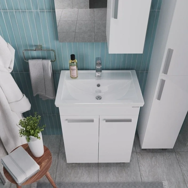 Тумба под раковину напольная Grossman Neo 50 см белая - фото 4