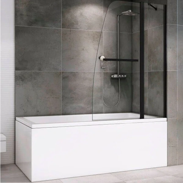 Шторка для ванны Abber Ewiges Wasser 102х140 см распашная - фото 1