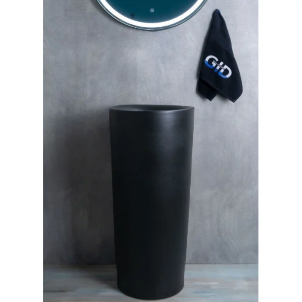 Раковина напольная GID Autonomo Nb130bg 40 см черный графит - фото 3