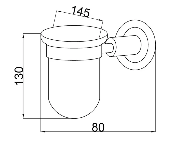 Стакан для ванной Boheme Murano декор белый, классические, ретро, декорированные - фото 2