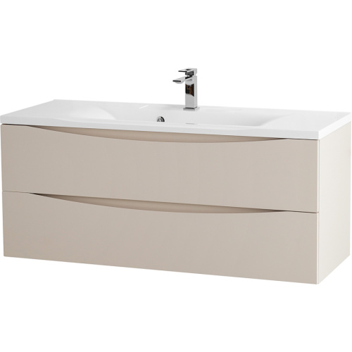 Тумба под раковину подвесная BelBagno Marino 120 см бежевая матовая - фото 1