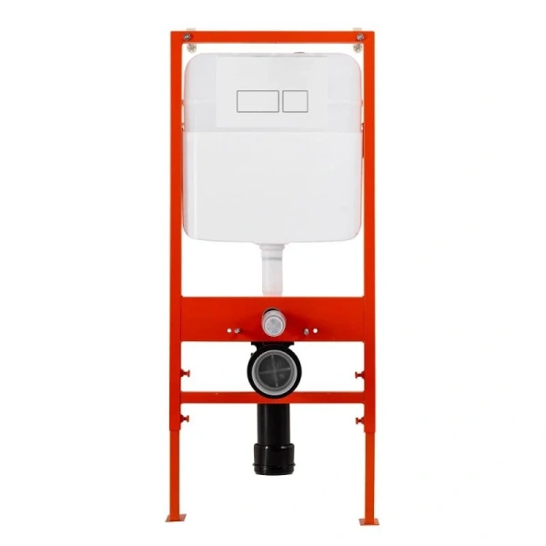 Инсталляция для унитаза BelBagno кнопка белая - фото 2