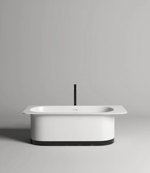 Ванна из искусственного камня Salini Ninfea 180x82 см белая, 180x80 см - фото 4