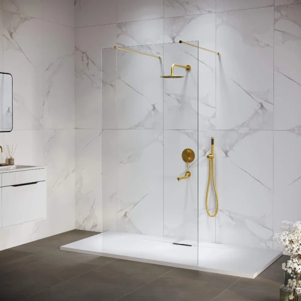 Душевая перегородка RGW Walk In WA-016 35101614-1 140 см универсальная установка - фото 3