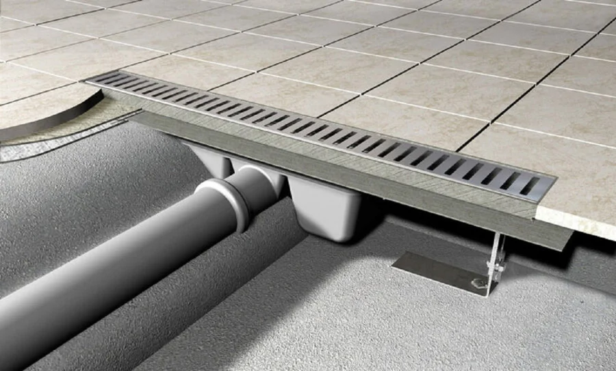 Душевой лоток Alcaplast 55 см с перфорированной решеткой - фото 4