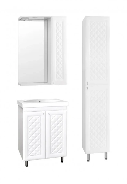 Тумба с раковиной напольная Style Line Канна ЛС-00000726 60 см с дверцами, современная, hi-tech - фото 3