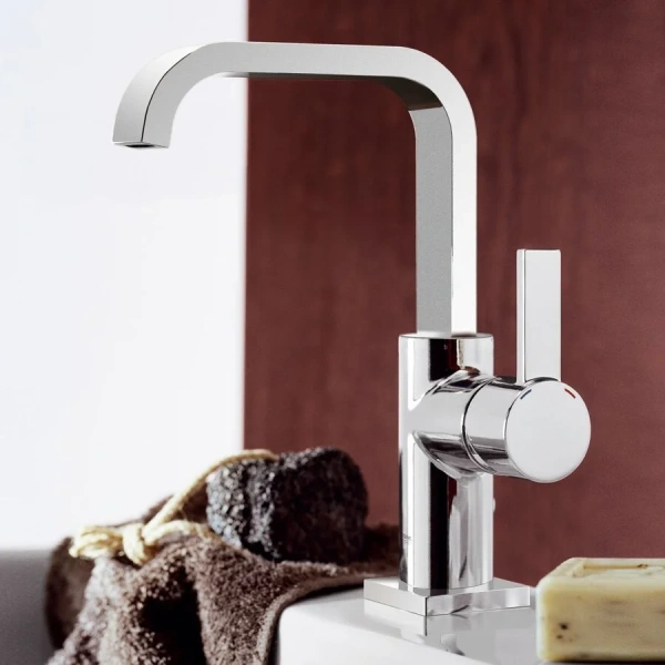 Смеситель для раковины Grohe Allure 23076000, округлая форма - фото 5