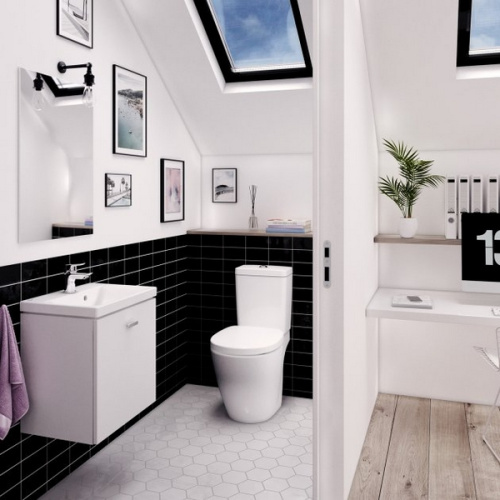 Тумба под раковину подвесная Ideal Standard Connect Space 55 см белый лак глянцевый, нет в наличии - фото 2