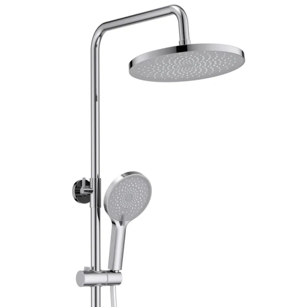 Душевая стойка Акватек Лугано хром, современные, hi-tech index_1 - фото 11