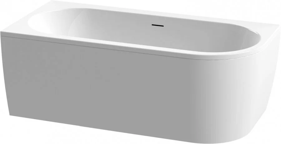Ванна акриловая Cezares Slim 180x80 см белая, левосторонняя, акриловые - фото 2