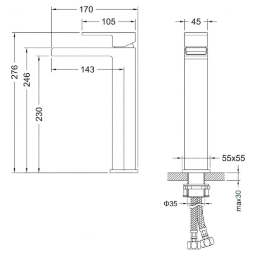 Смеситель для раковины Timo Selene хром 2111/00F - фото 3