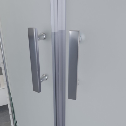 Душевая кабина Niagara Ultra 120x80 см левосторонняя, стекло матовое, угловые, с гидромассажем, c тропическим душем, с вентиляцией, с крышей - фото 5