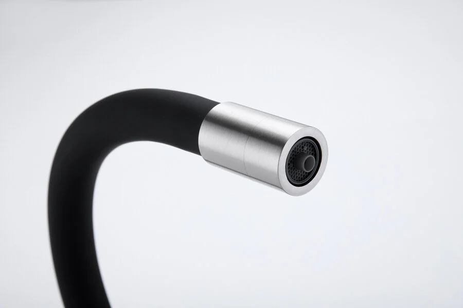 Смеситель для кухни Paulmark Salix никель/черный, однорычажные, двухрычажные - фото 8