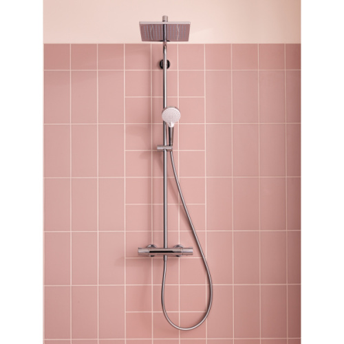 Душевая стойка Hansgrohe Crometta E с термостатом, без излива - фото 5