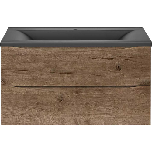 Тумба под раковину подвесная Vincea Mia 89 см V.Oak, светло-коричневая - фото 7