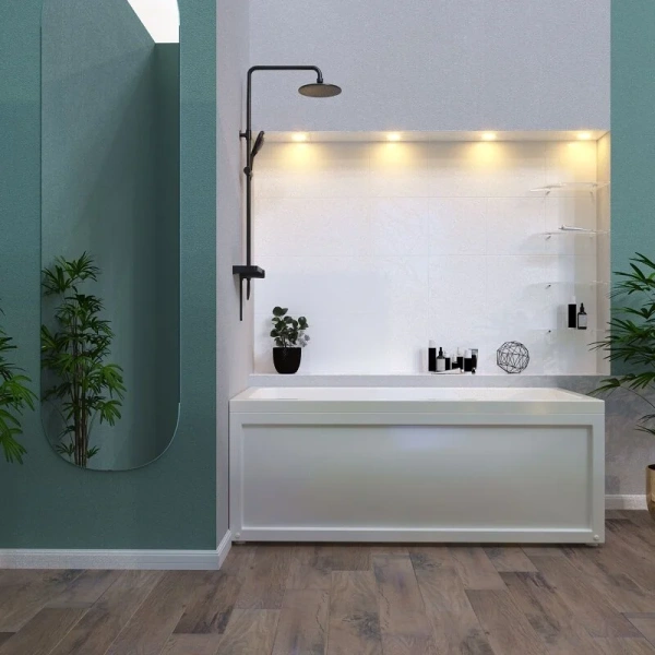 Акриловая ванна Радомир Дижон 2-78-0-0-1-262Р, 150 х 70 см, фронтальный экран, каркас разборный в комплекте, белая - фото 3