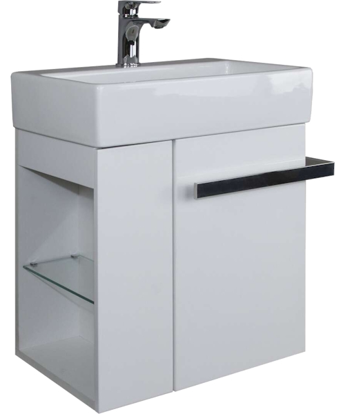 Тумба с керамической раковиной La Tezza Fox 54, современная, hi-tech, лофт - фото 3