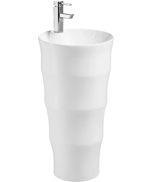 Раковина напольная Ceruttispa Marco 42 см белая - фото 1