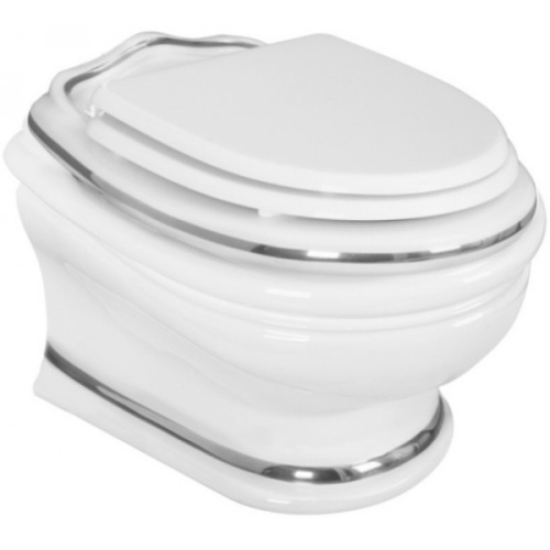 Унитаз подвесной Migliore Milady декор D2 Dorato - фото 3