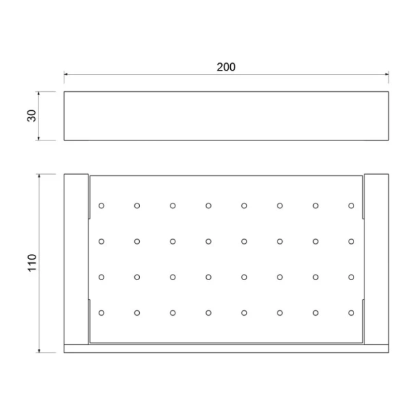 Полочка для ванной Timo Petruma черная - фото 2