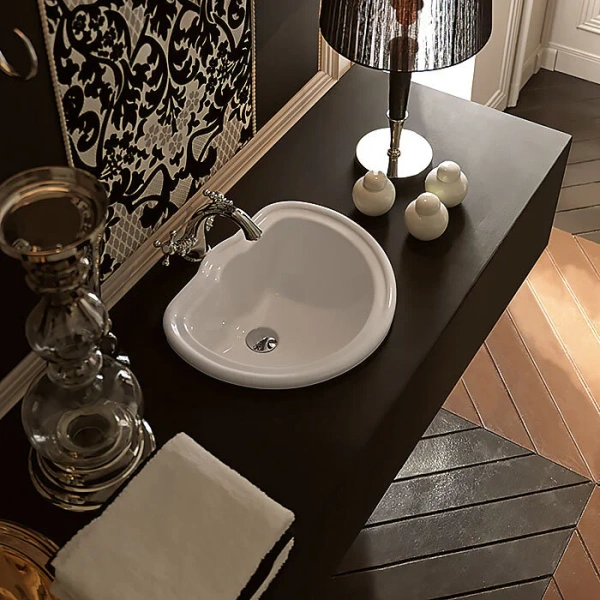 Раковина Kerasan Retro 50 см встраиваемая - фото 3