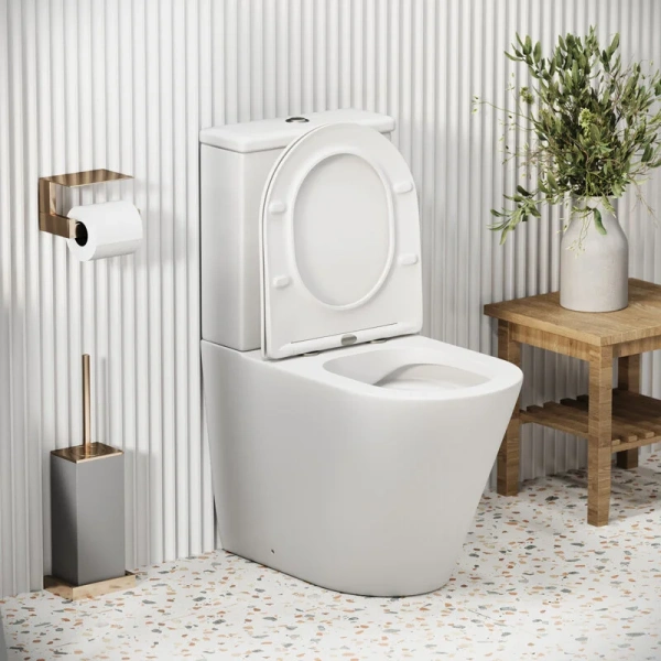 Унитаз компакт Grossman Color белый матовый, в наличии - фото 10