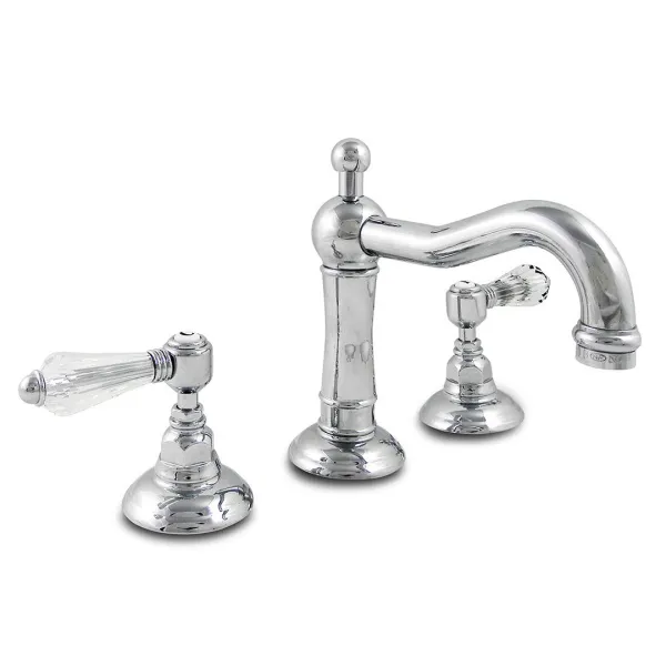 Смеситель для раковины, ручка 34 Cristallo Liberty, Nicolazzi Half Dome Crystal 1409