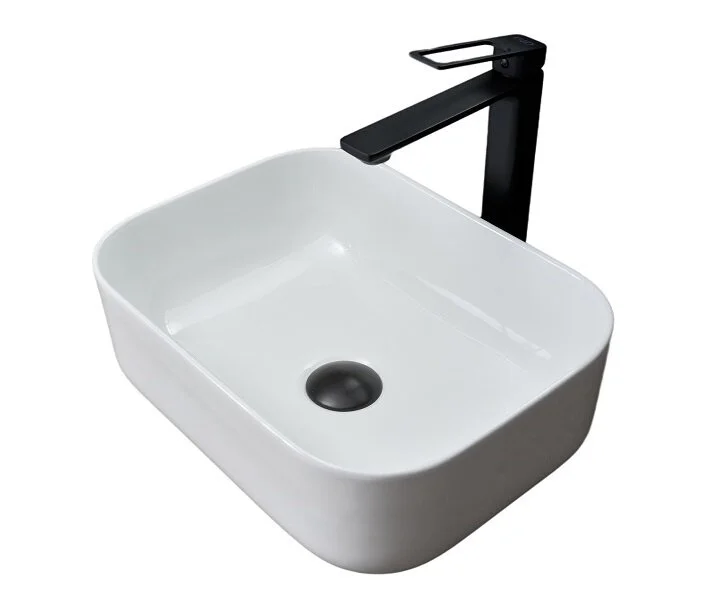 Раковина GID Geometrico N1335 40 см прямоугольная - фото 1